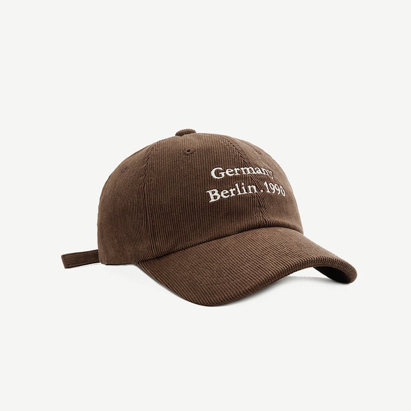 Corduroy German Baseball Hat