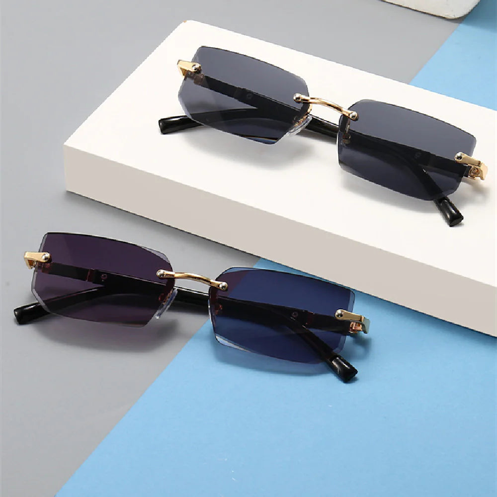 Rimless Square Sunglasses