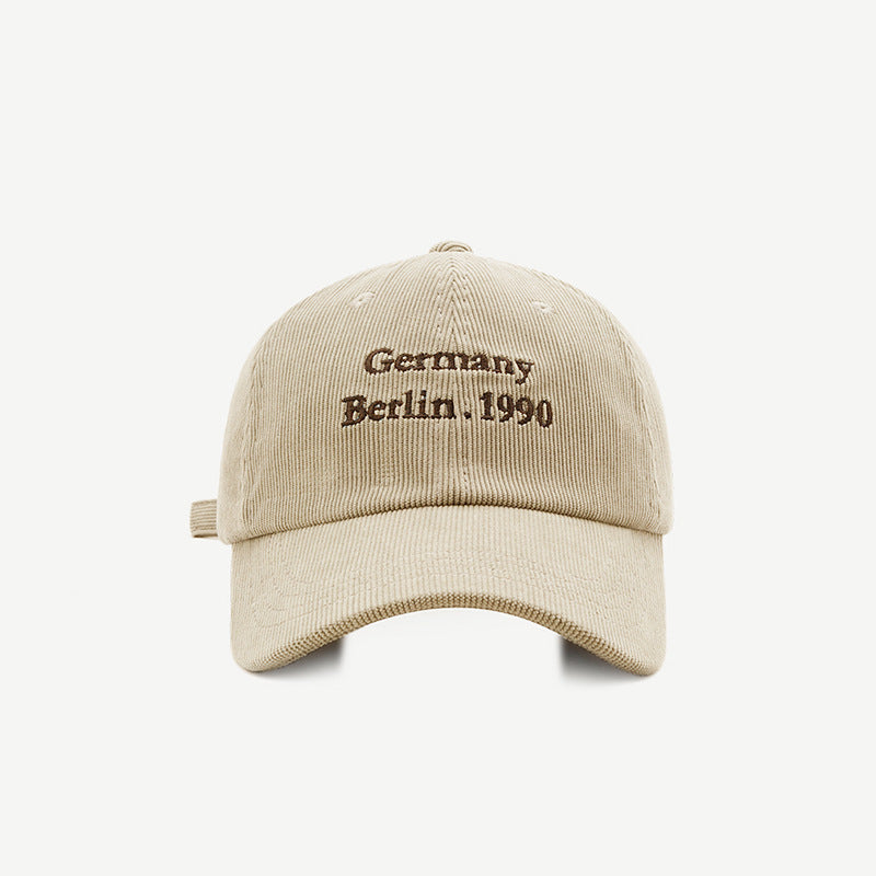 Corduroy German Baseball Hat