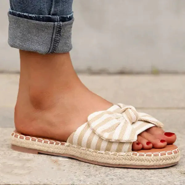 Rope Bowknot Slippers