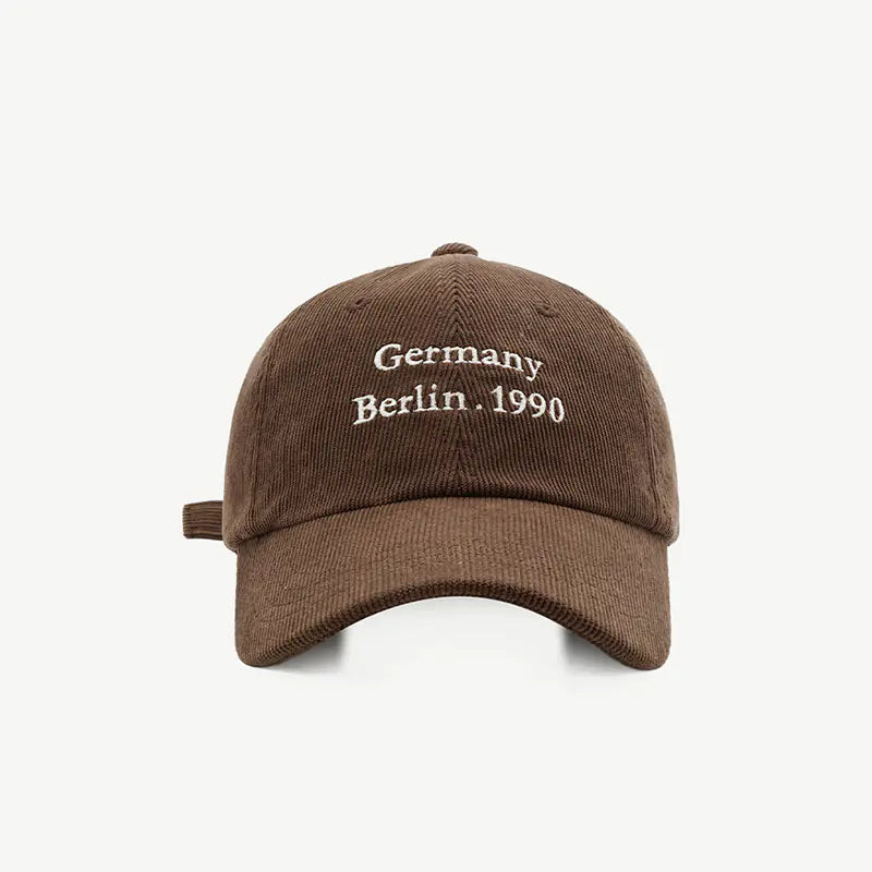 Corduroy German Baseball Hat