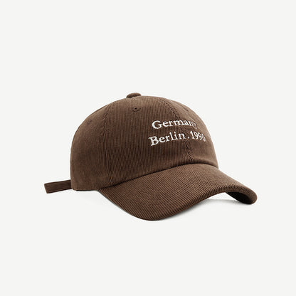 Corduroy German Baseball Hat