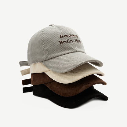 Corduroy German Baseball Hat