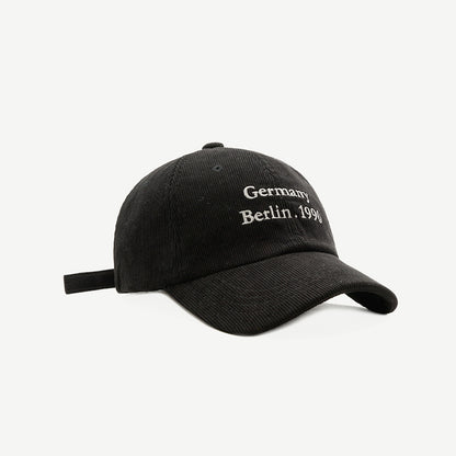 Corduroy German Baseball Hat