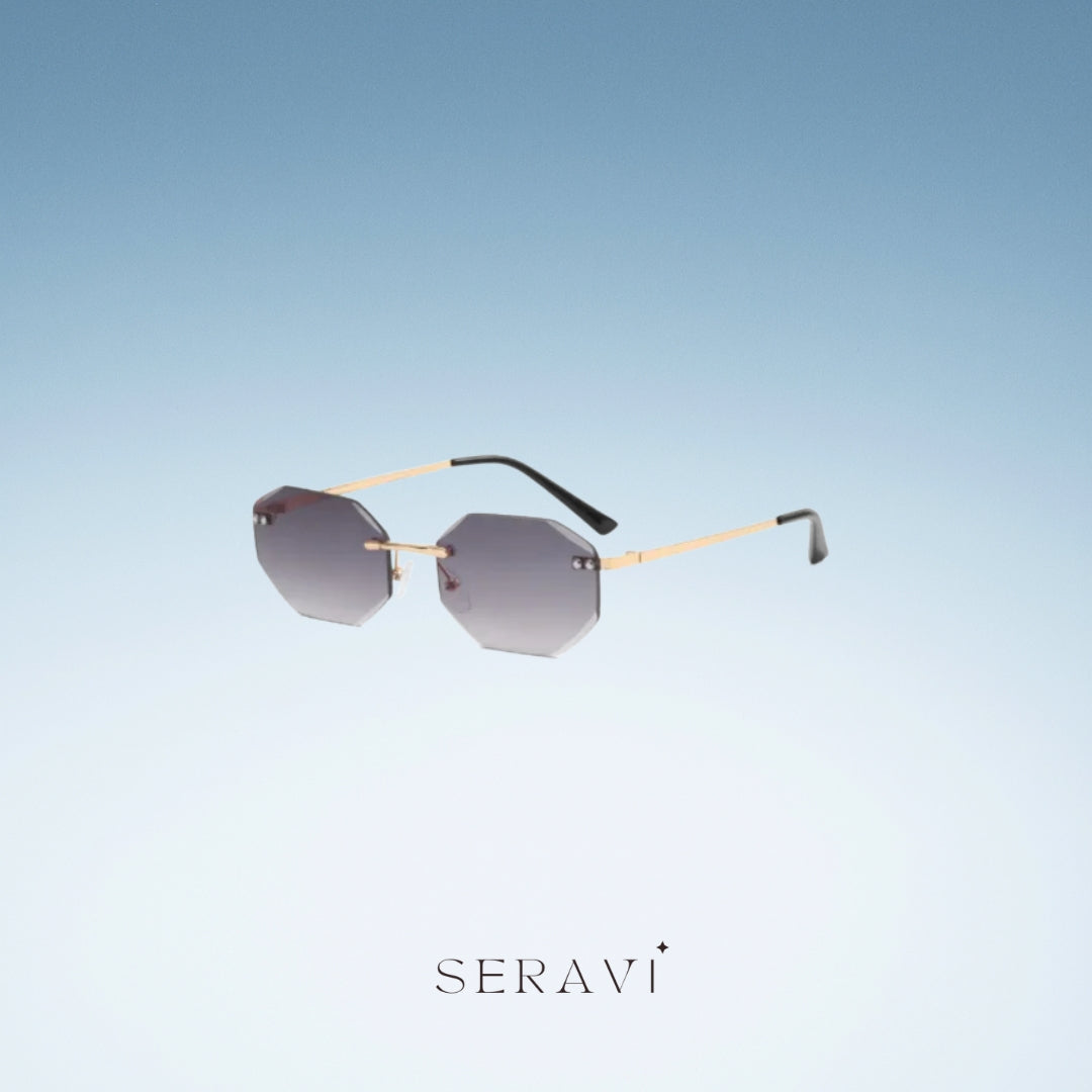 Frameless Polygon Sunglasses