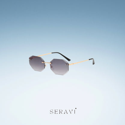 Frameless Polygon Sunglasses