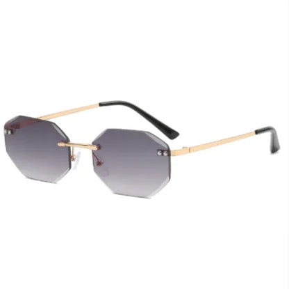 Frameless Polygon Sunglasses
