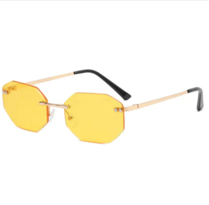 Frameless Polygon Sunglasses