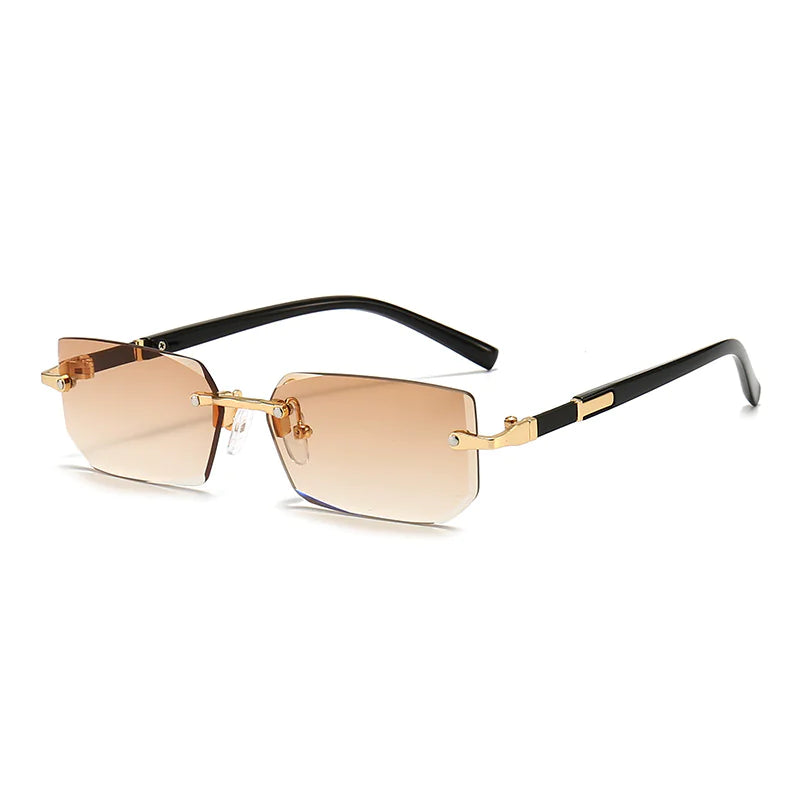 Rimless Square Sunglasses