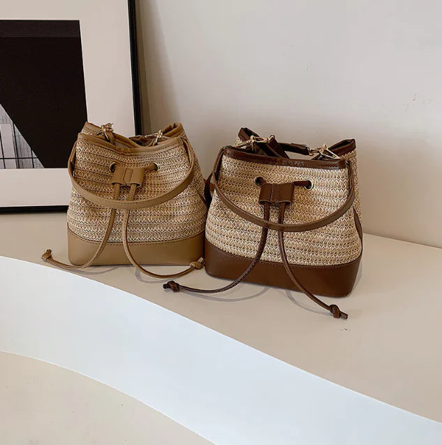 Straw Braided Shoulder Bag