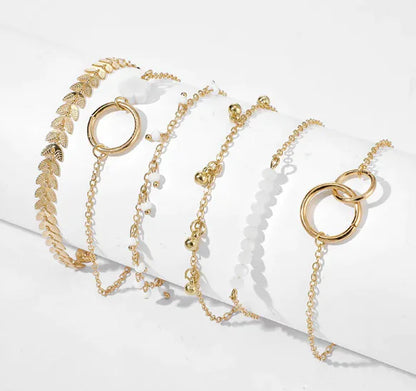 Floral Charms Bracelet