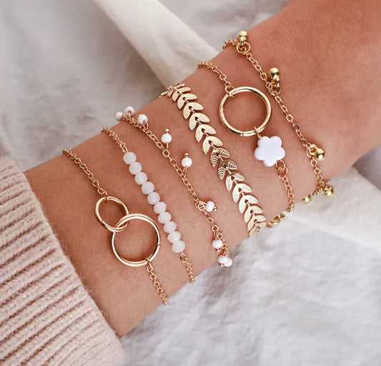 Floral Charms Bracelet